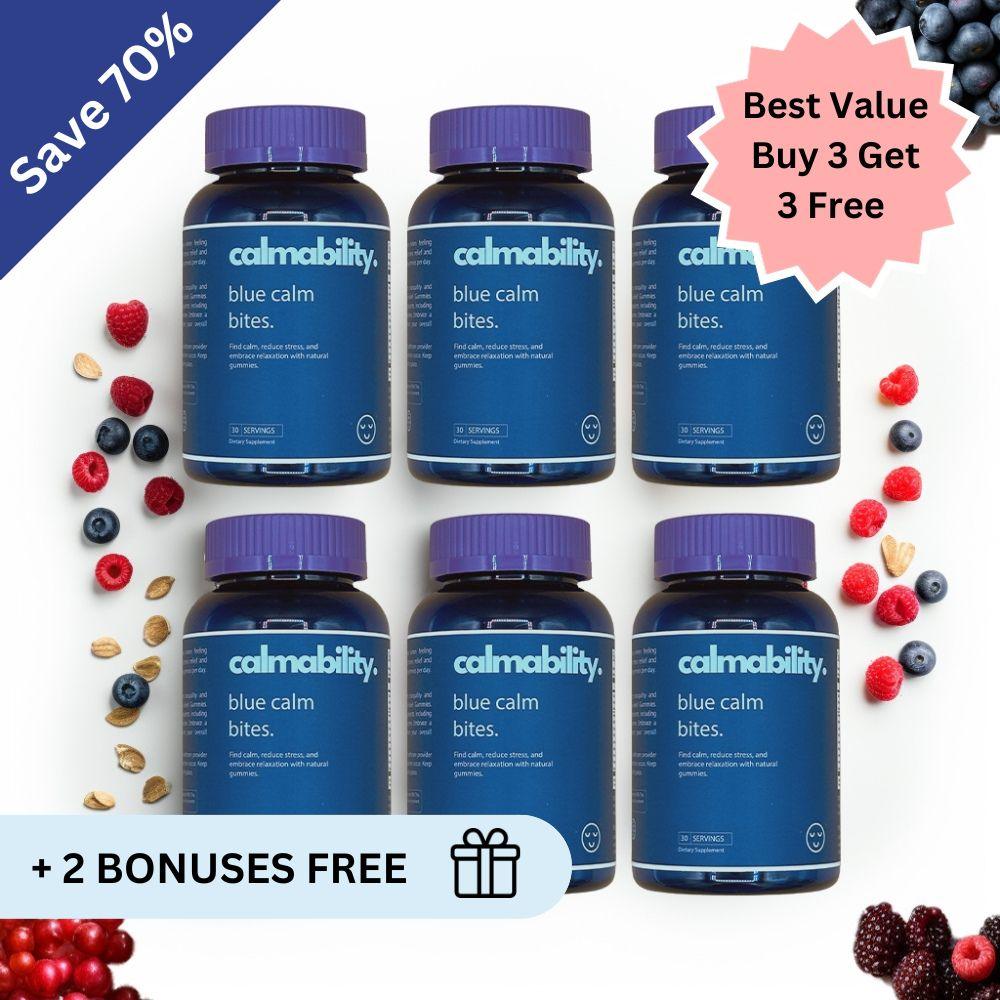Calmability - Buy 3 Bottles Get 3 Free - Calmability